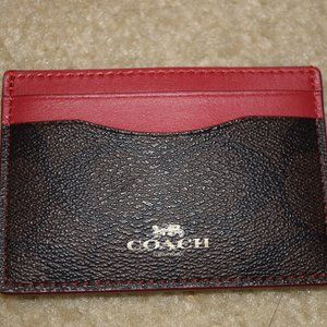 NWOT Coach card holder